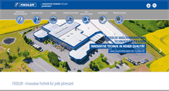 Desktop Screenshot of fiedler-maschinenbau.de