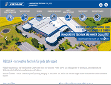Tablet Screenshot of fiedler-maschinenbau.de